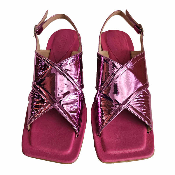 Zinda, Sandalette mit Absatz in Pink