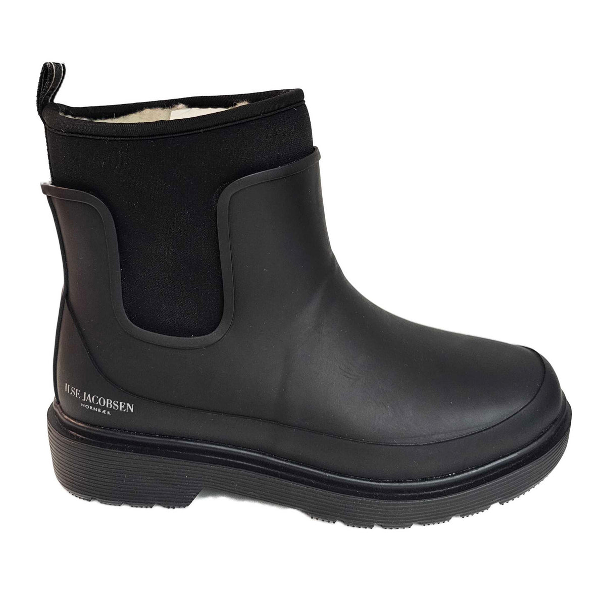 Ilse Jacobsen, RUBAIR01, Kurzgummistiefel in Schwarz – Schuhe by - Main Image