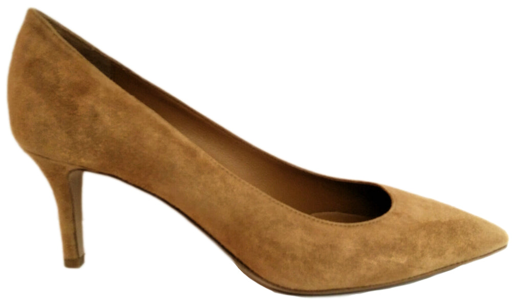 Fabio Rusconi, Milli, cognacbrauner Pumps aus Wildleder – Schuhe