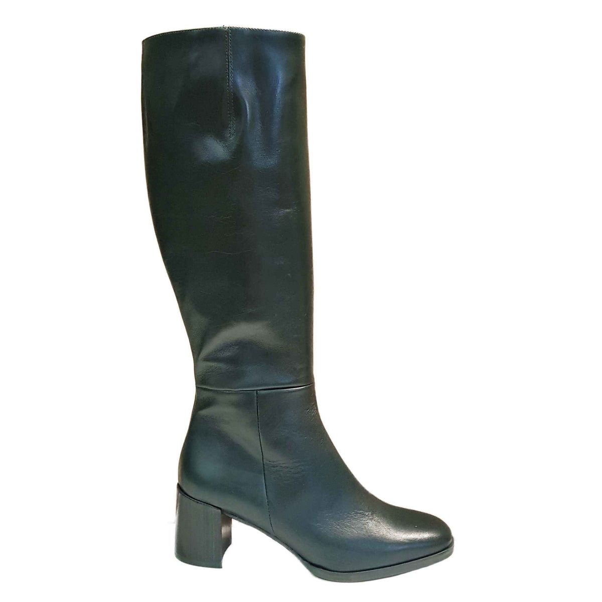 Zinda, Langschaftstiefel in Flaschengrün – Schuhe by Milliways