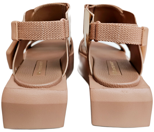 United Nude, WALO, Rosegold,Plateausandalette