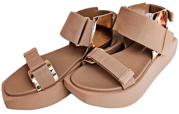 United Nude, WALO, Rosegold,Plateausandalette