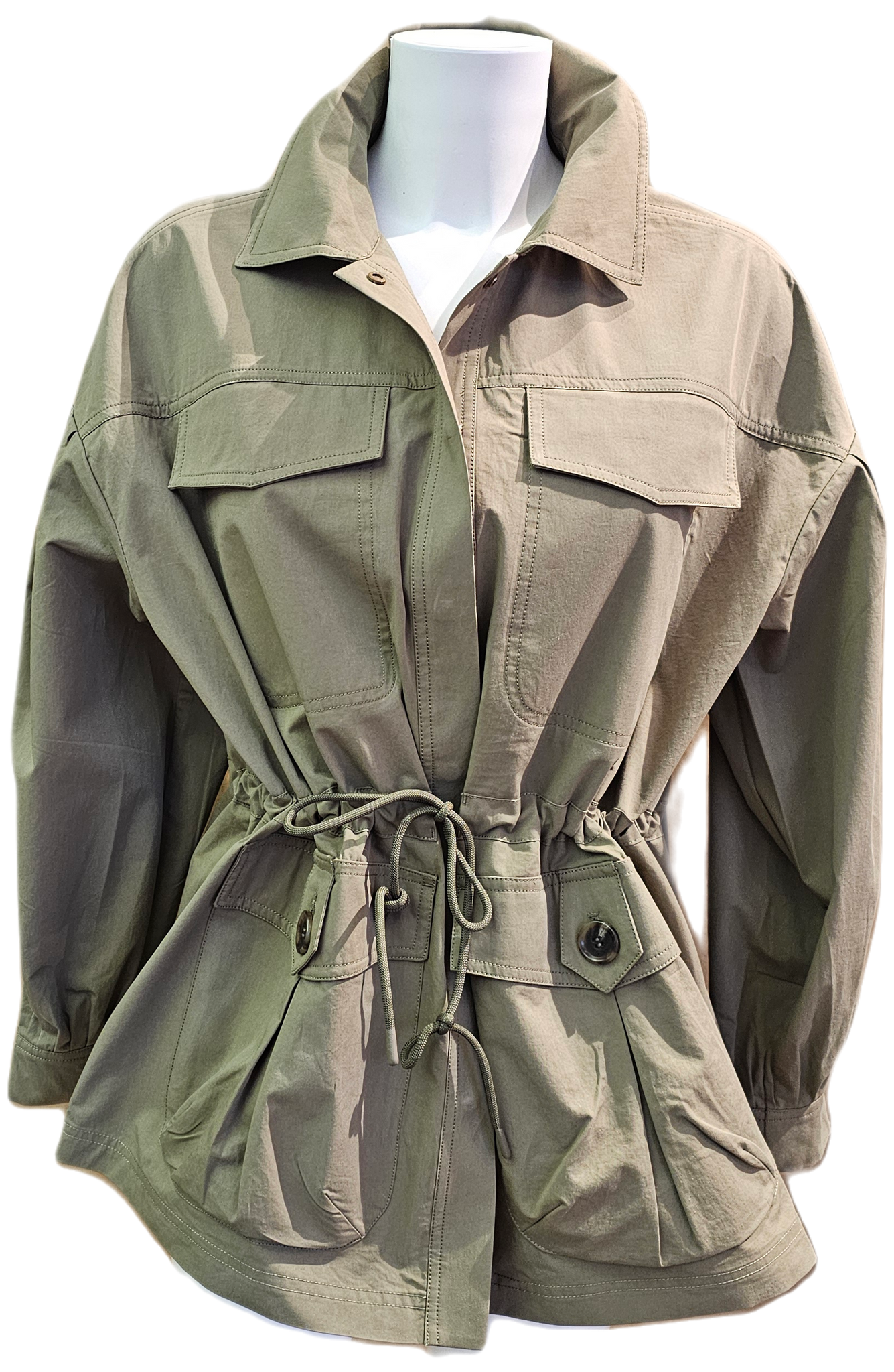 OOF Wear,sportliche, leichte Übergangsjacke in Schilfgrün