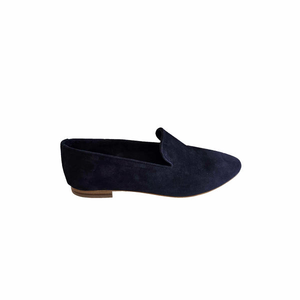 Milliways, Wildleder-Slipper in Dunkelblau