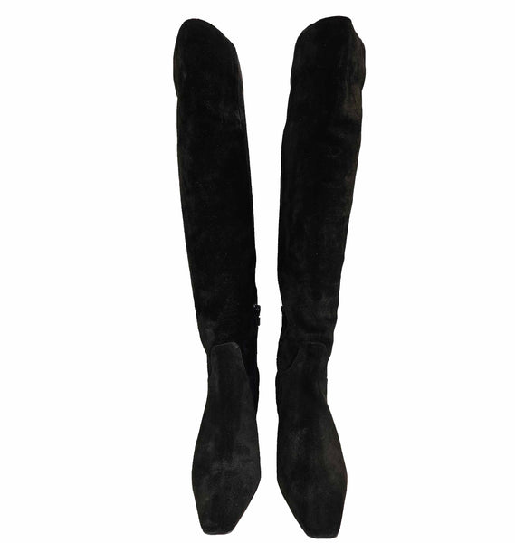 Bibi Lou, eleganter Langschaftstiefel in Schwarz