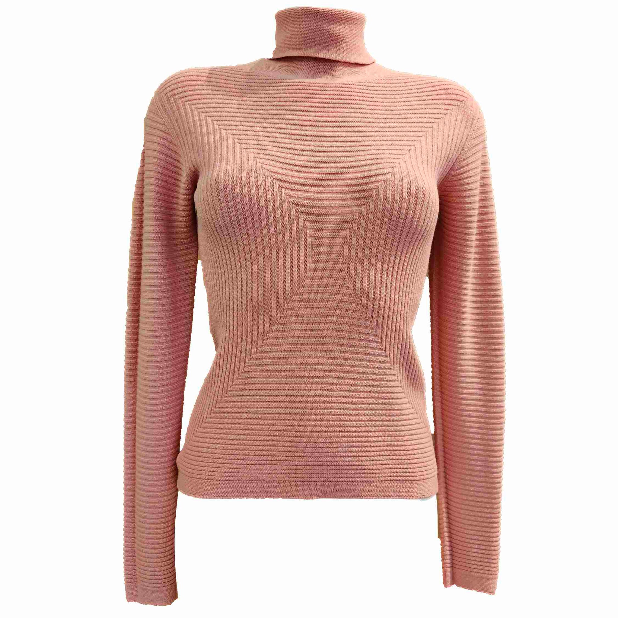 Vicario Cinque, MISTI, Rollkragenpullover mit grafischem Muster