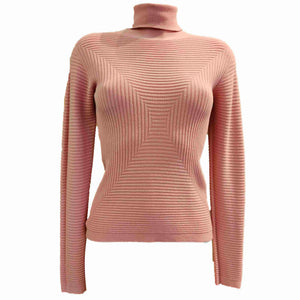 Vicario Cinque, MISTI, Rollkragenpullover mit grafischem Muster