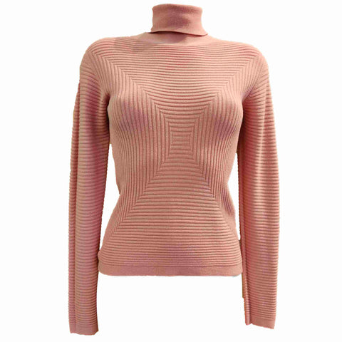 Vicario Cinque, MISTI, Rollkragenpullover mit grafischem Muster