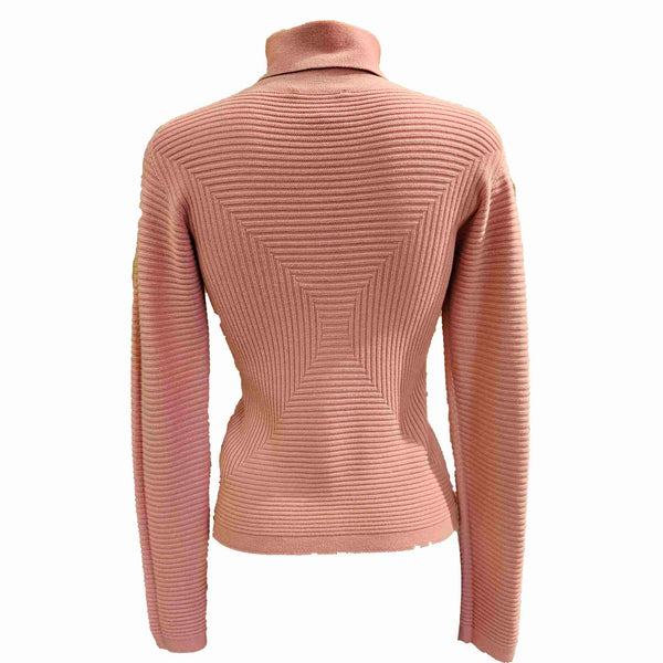 Vicario Cinque, MISTI, Rollkragenpullover mit grafischem Muster