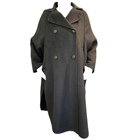 HEYER, Sonka, Wollmantel in Schwarz