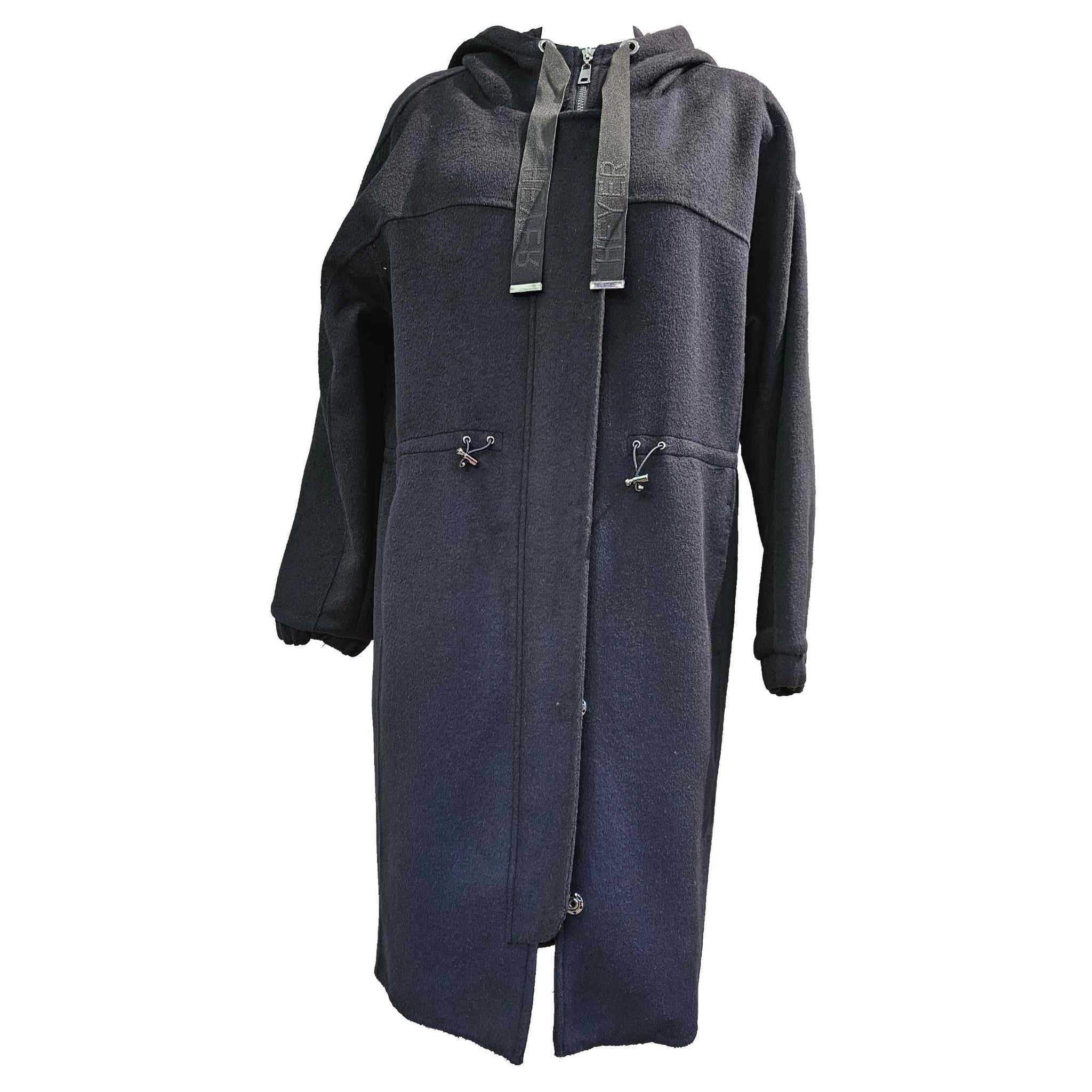 HEYER, Dufflecoat in Dunkelblau