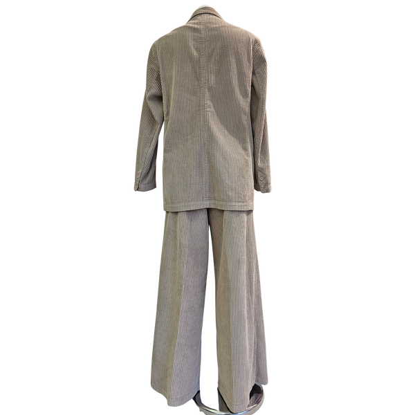 European Culture, Breitcordblazer mit Reversekragen