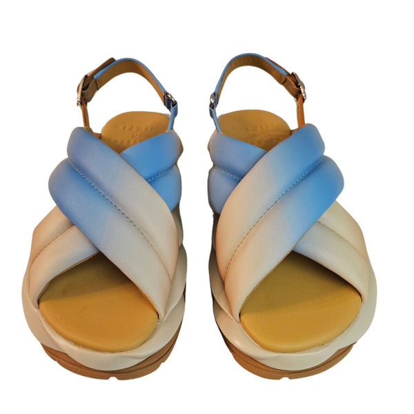 4CCCCEES, Mellow Me, Dessert, Sandale in Himmelblau-Beige