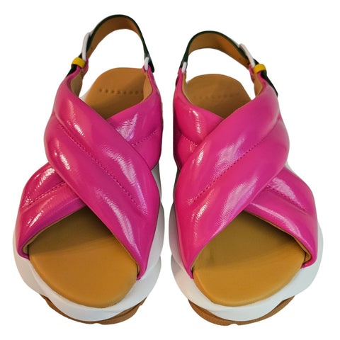 4CCCCEES, Mellow Me, Fuschia, Sandale in Pink