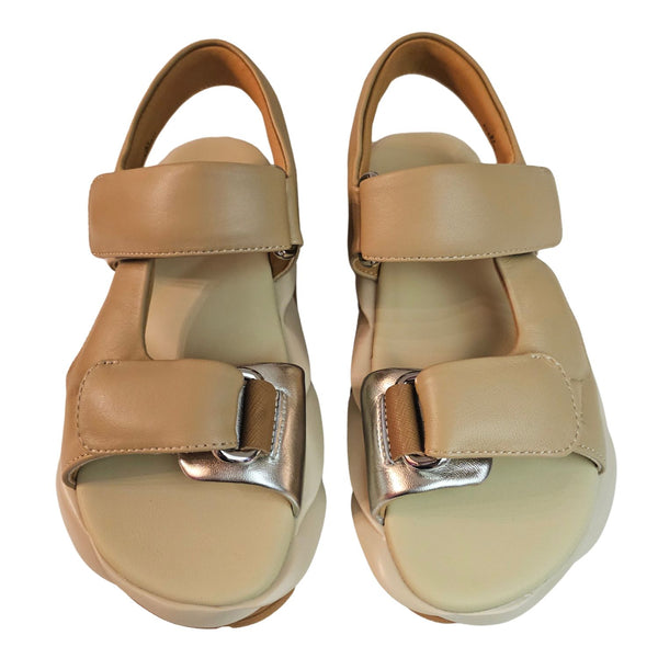 4CCCCEES, Mellow Me, Sandale in Beige