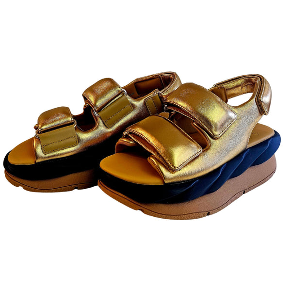 4CCCCEES, MELLOW BIBI, Sandale in Gold