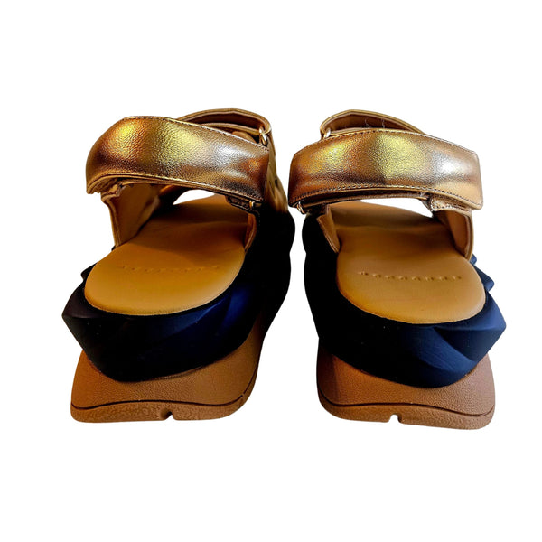4CCCCEES, MELLOW BIBI, Sandale in Gold