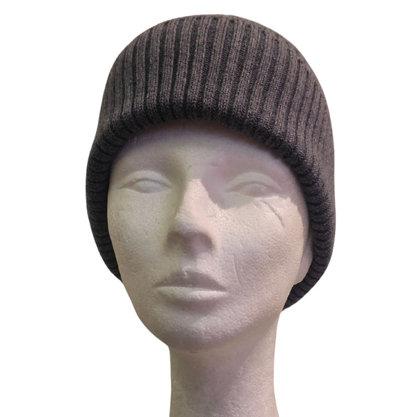 ALTO, gerippte Wollmütze in Grau