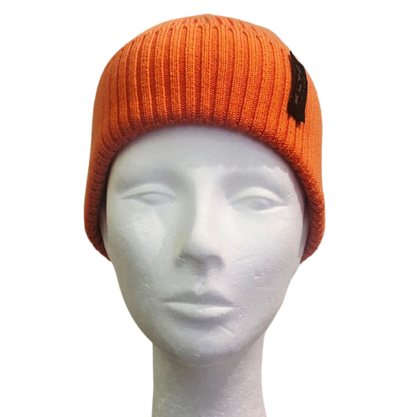 ALTO, gerippte Wollmütze in Orange