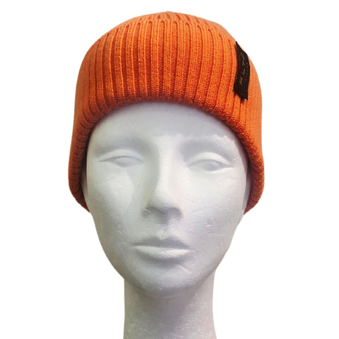 ALTO, gerippte Wollmütze in Orange