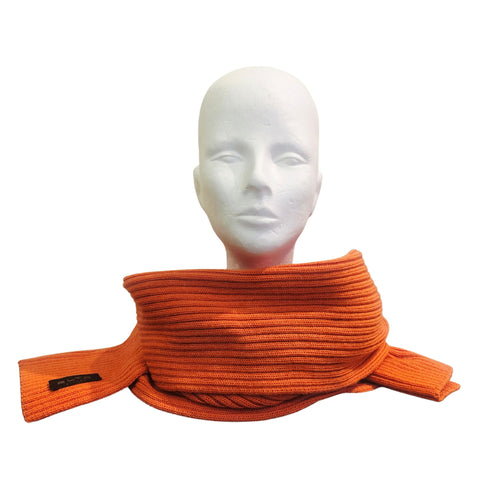 ALTO, gerippter Wollschal in Orange