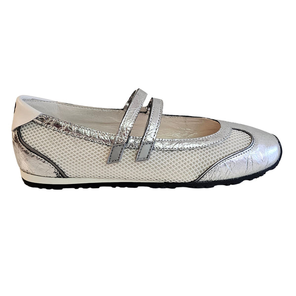 Bibi Lou, Sneaker Ballerina in Silber