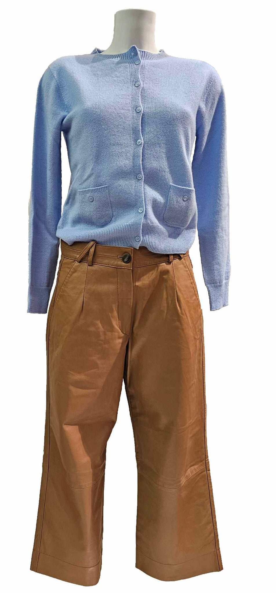 BTF, Culotte aus Nappaleder in Caramel
