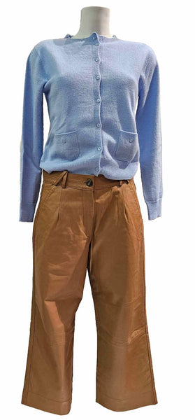 BTF, Culotte aus Nappaleder in Caramel