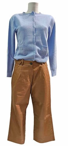BTF, Culotte aus Nappaleder in Caramel