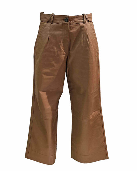 BTF, Culotte aus Nappaleder in Caramel