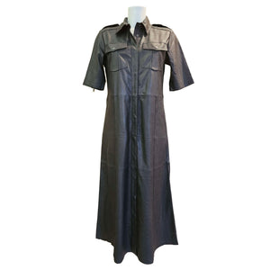 BTF, Lederkleid in Schwarz