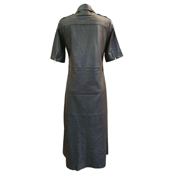 BTF, Lederkleid in Schwarz