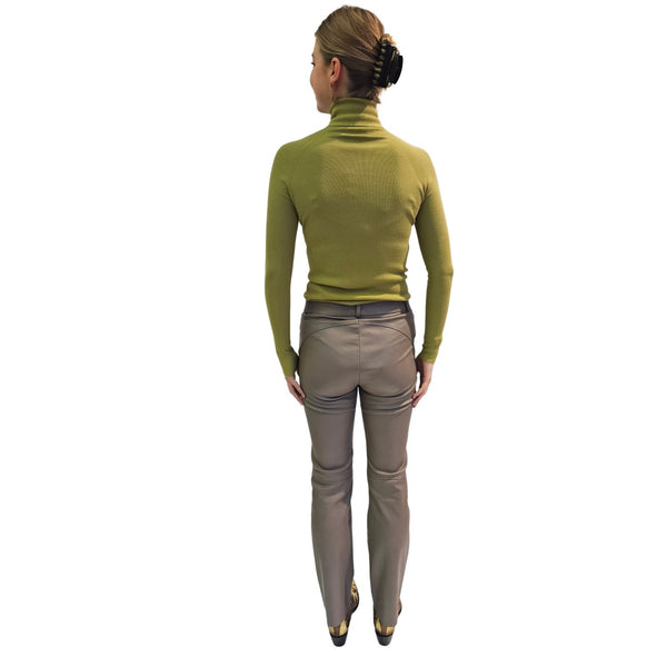 BTF, Lederhose in Taupe
