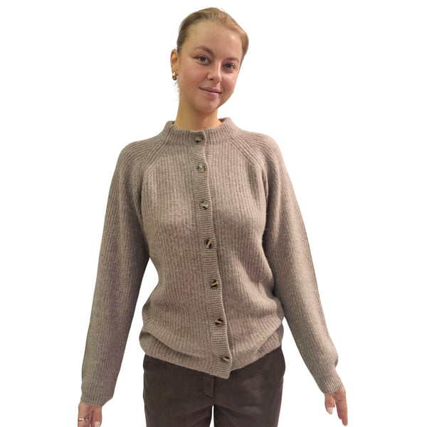 BTF, Strickjacke in Taupe
