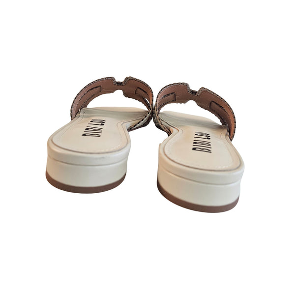 Bibi Lou, flache Pantolette in Creme