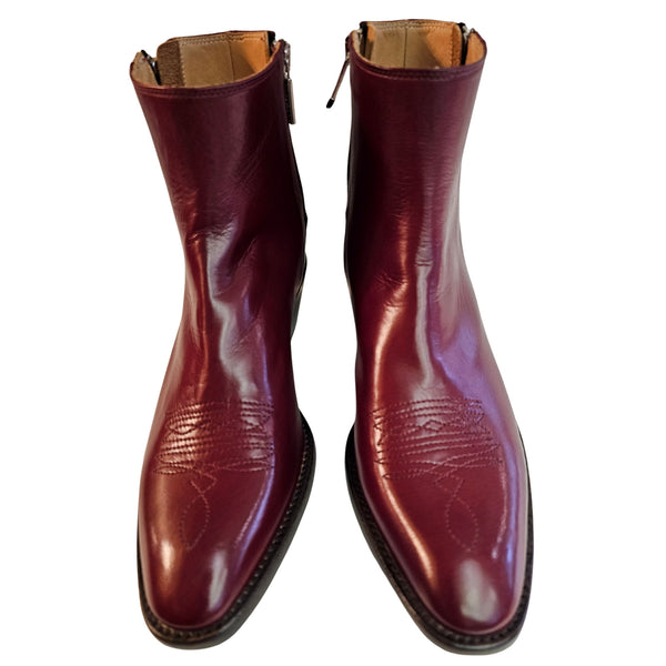 La Bottega di Lisa, Klassische Stiefelette in Bordeaux