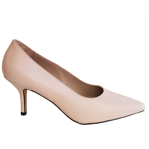 C-Doux, Pumps aus rosafarbenem Nappaleder