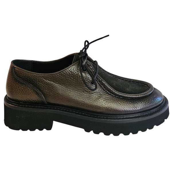 CALCE, Schnürschuh in Oliv