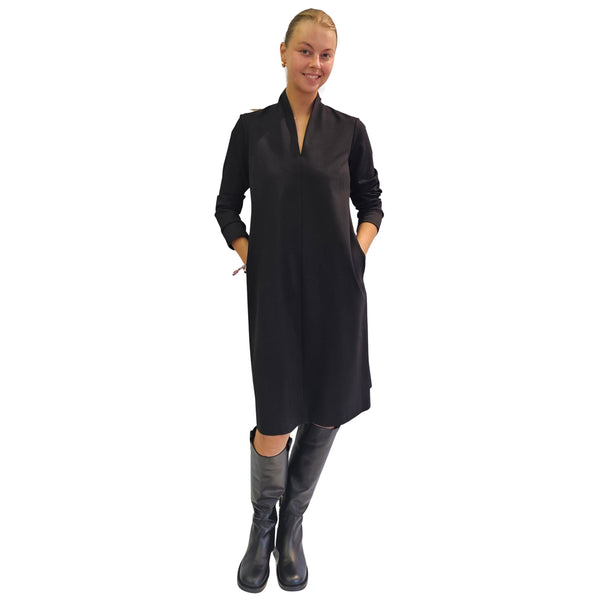 Vicario Cinque, Kleid ALICANTE in Schwarz