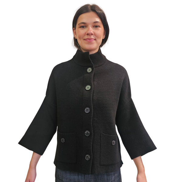 Vicario Cinque, MUSKA, Strickjacke in Schwarz