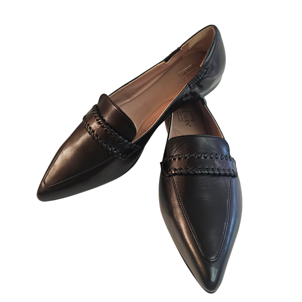 Caiman, eleganter Loafer in Schwarz