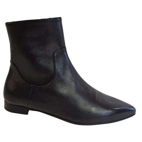 Caiman, Spitze Stiefelette in Schwarz