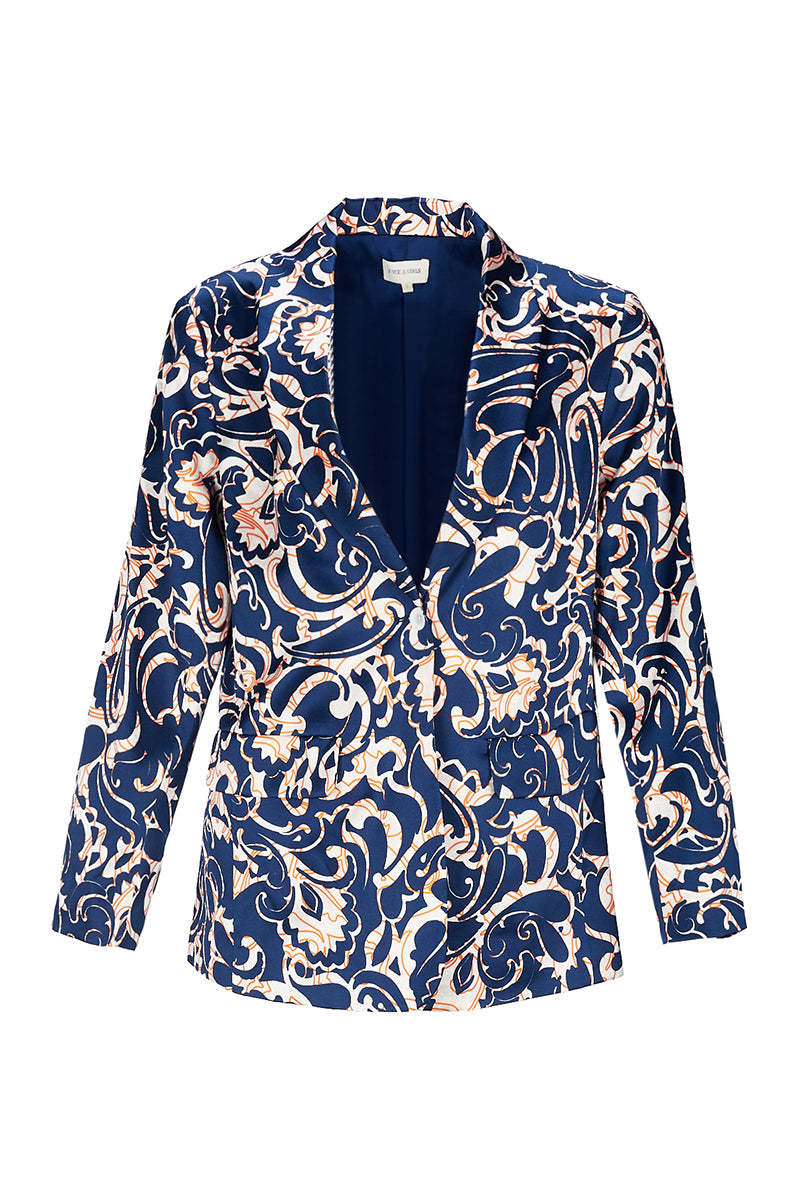 Joyce & Girls, Blazer CAPI in Paisley Blue