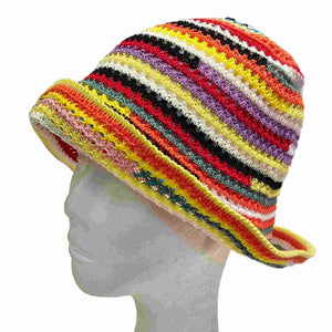 Cashimar, Häkelhut in Multicolor