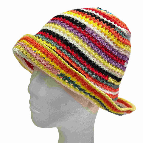 Cashimar, Häkelhut in Multicolor