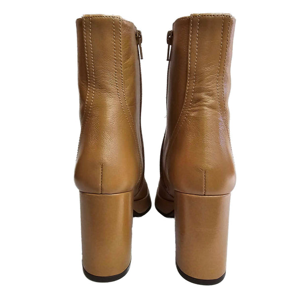 Chie Mihara, Fentu, Plateaustiefelette in Beige