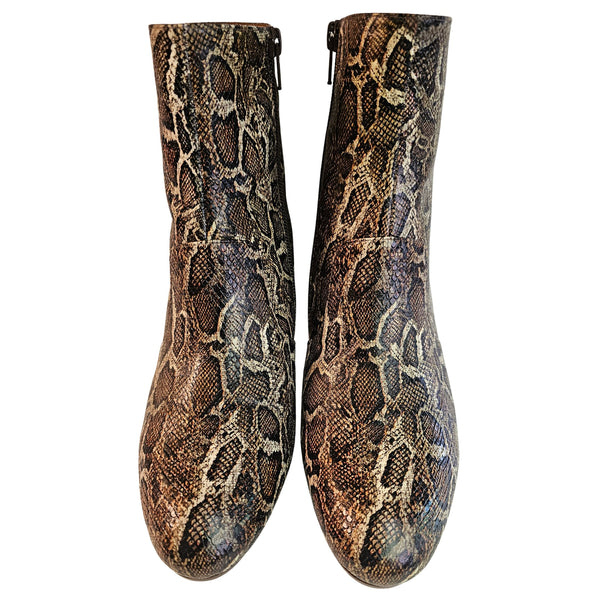 Chie Mihara, NERINU, Stiefelette mit Snakeprint