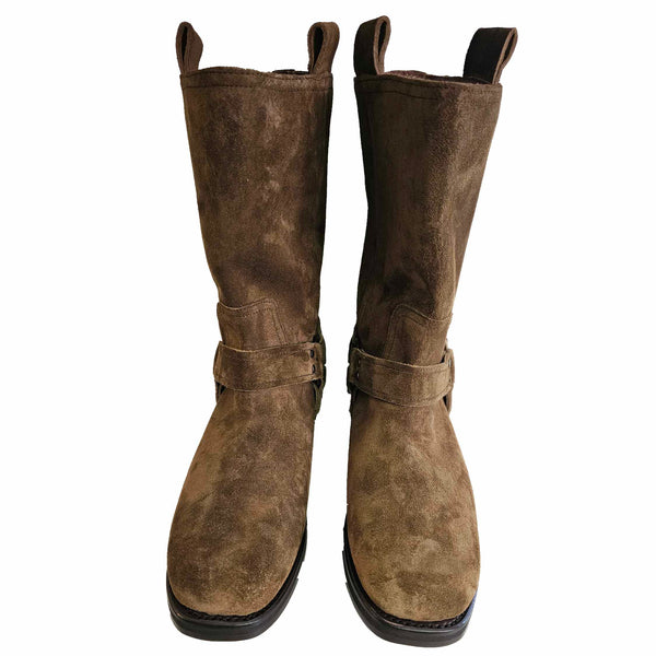 Cordwainer, Bikerboot aus Wildleder