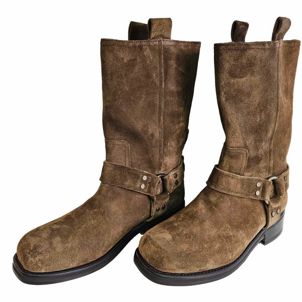 Cordwainer, Bikerboot aus Wildleder