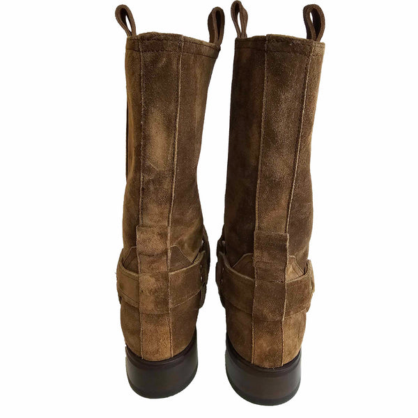 Cordwainer, Bikerboot aus Wildleder